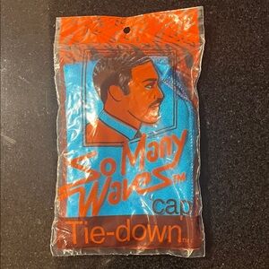 So Many Waves light  Blue Tie-Down Cap